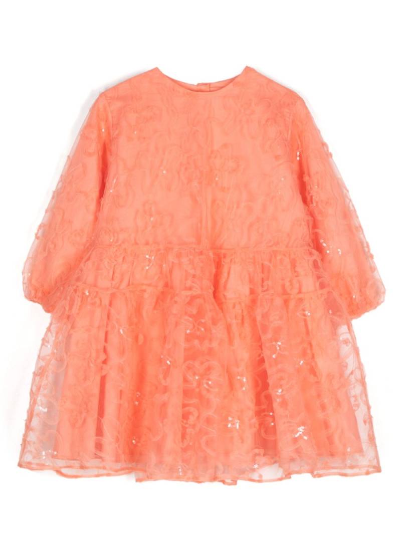 jnby by JNBY embroidered pleated dress - Pink von jnby by JNBY