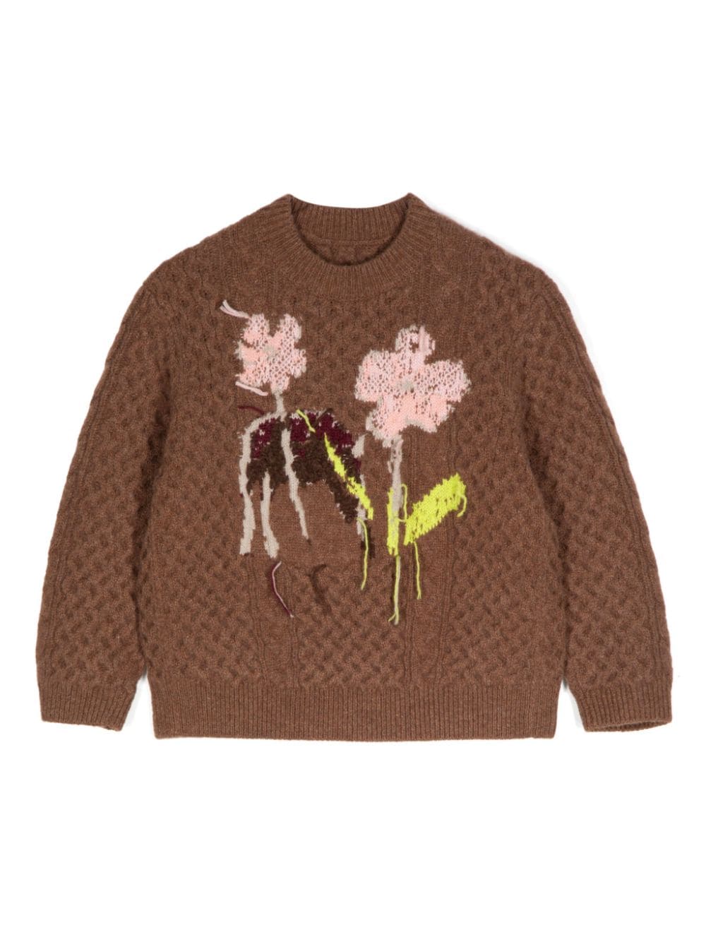 jnby by JNBY floral-pattern wool jumper - Brown von jnby by JNBY