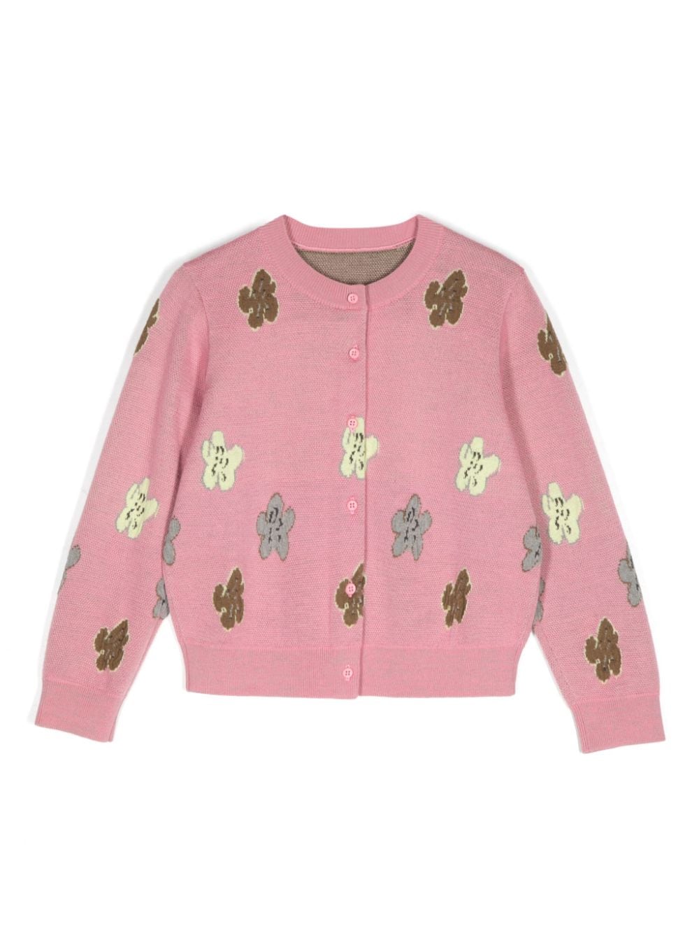 jnby by JNBY flower-patterned wool cardigan - Pink von jnby by JNBY