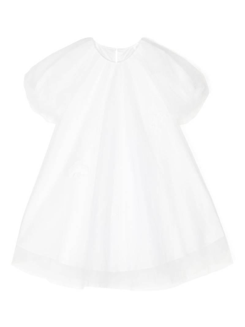 jnby by JNBY short-sleeve tulle dress - White von jnby by JNBY