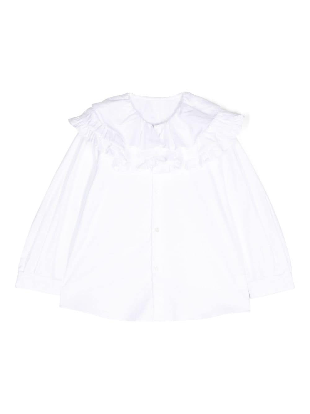 jnby by JNBY lace-collar cotton shirt - White von jnby by JNBY