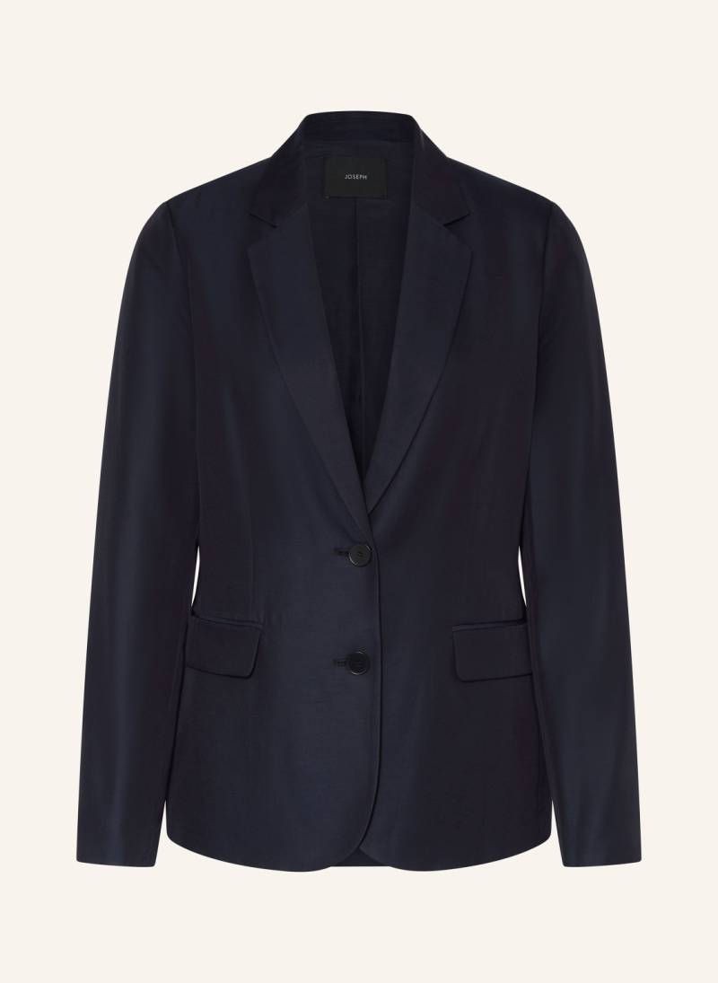 Joseph Blazer Belmore Mit Seide blau von joseph