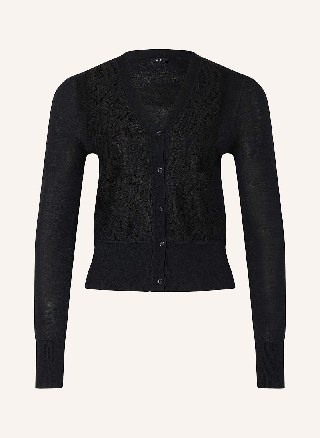 Joseph Strickjacke Mit Spitze schwarz Joseph Strickjacke Mit Spitze schwarz von joseph