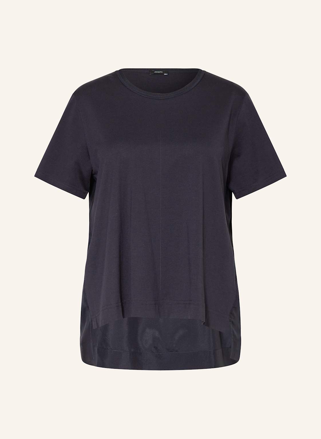 Joseph T-Shirt Im Materialmix blau von joseph