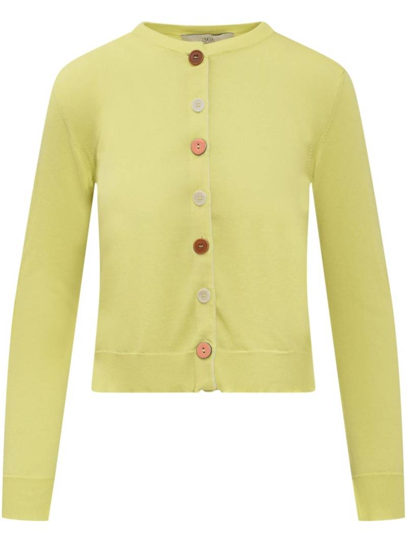 jucca approved cotton cardigan - Green von jucca approved