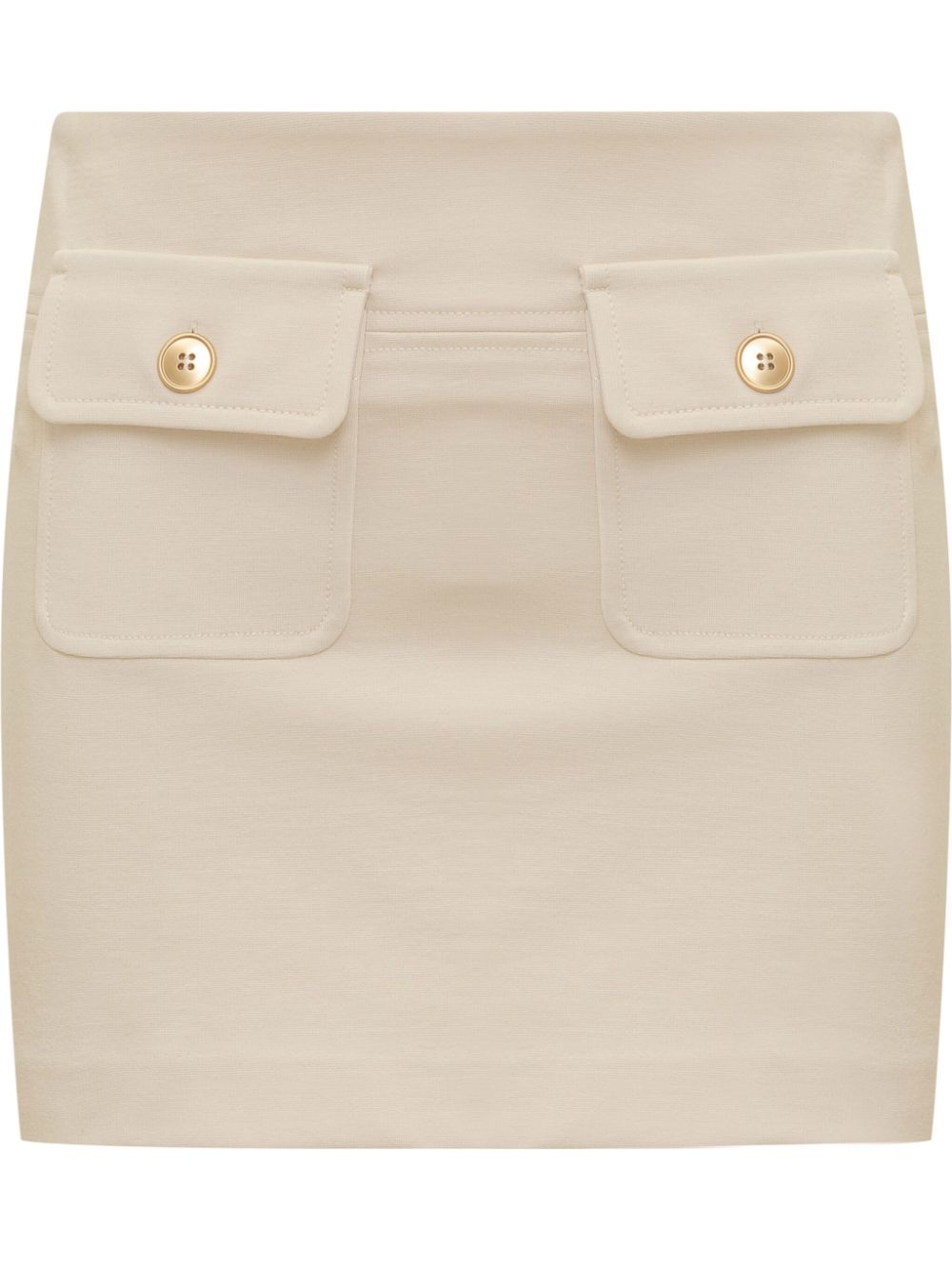 jucca approved flap-pockets mini skirt - Neutrals von jucca approved