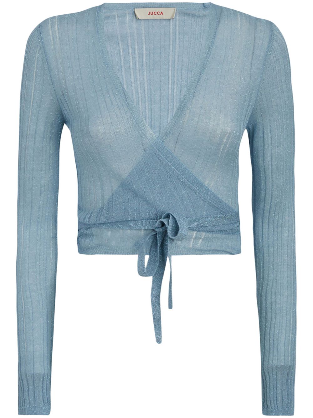 jucca approved wrap-style blouse - Blue von jucca approved