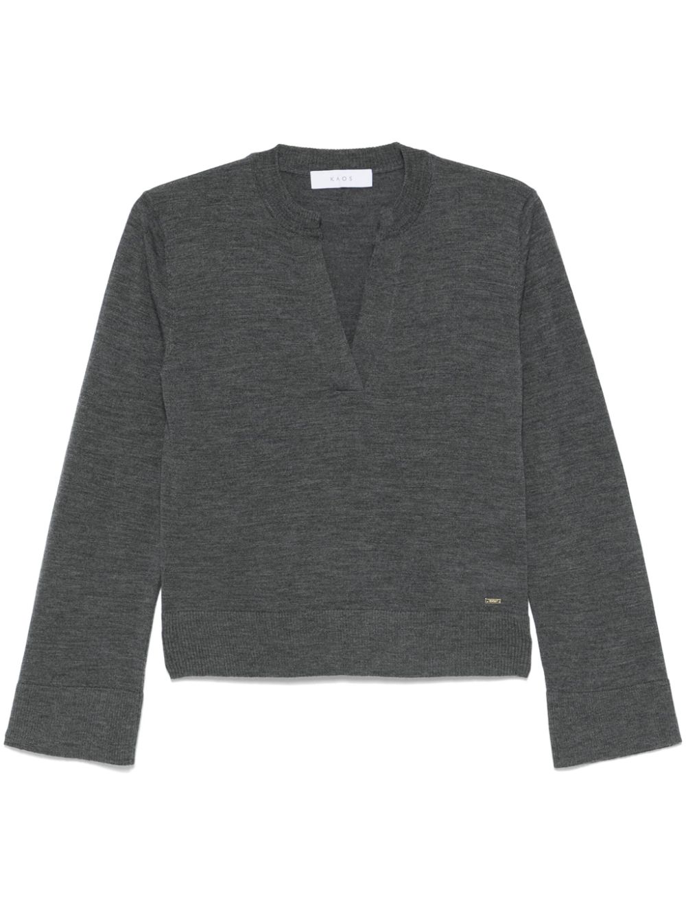 kaos V-neck sweater - Grey von kaos