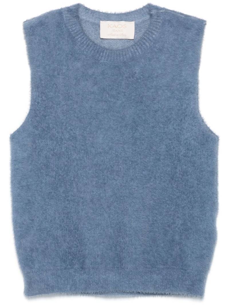 kaos brushed top - Blue von kaos