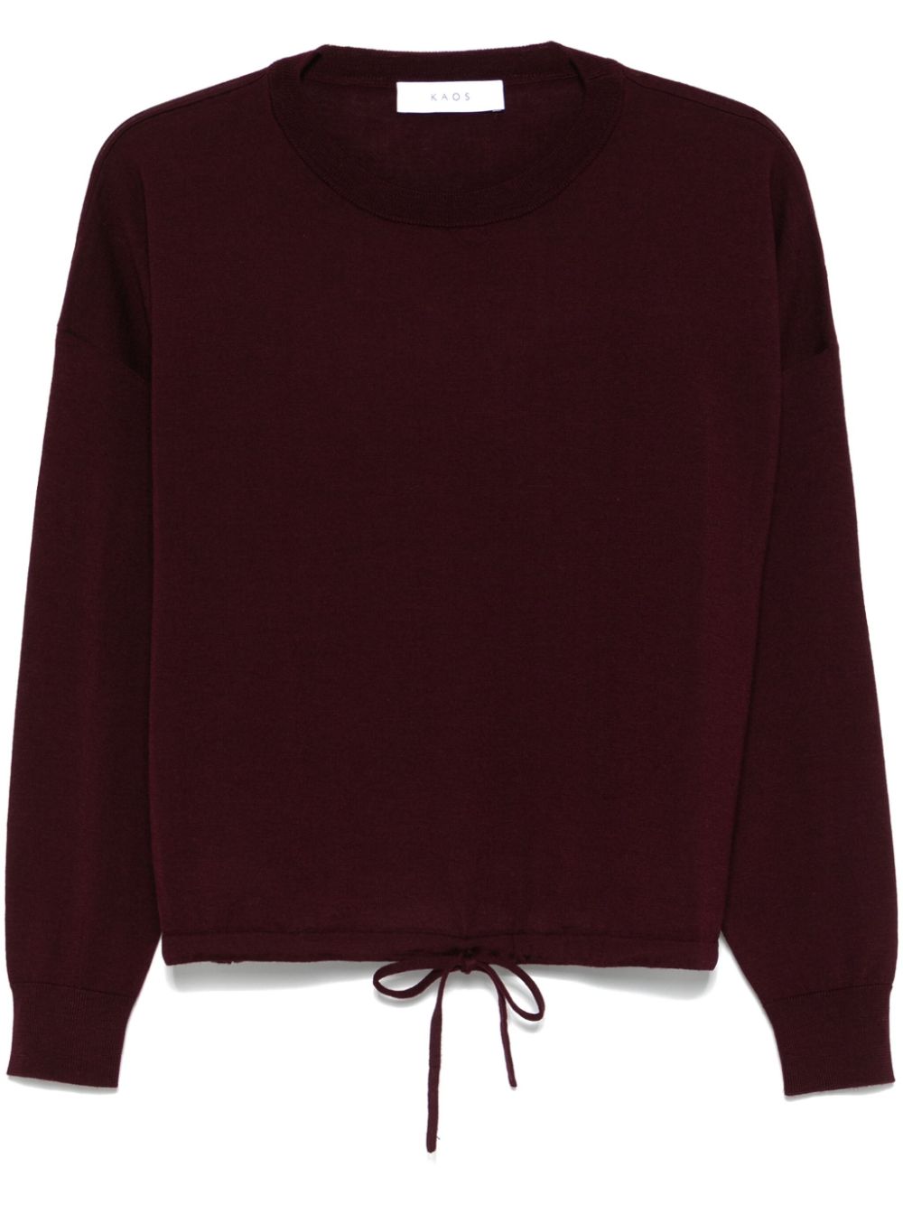 kaos crew-neck sweater - Red von kaos