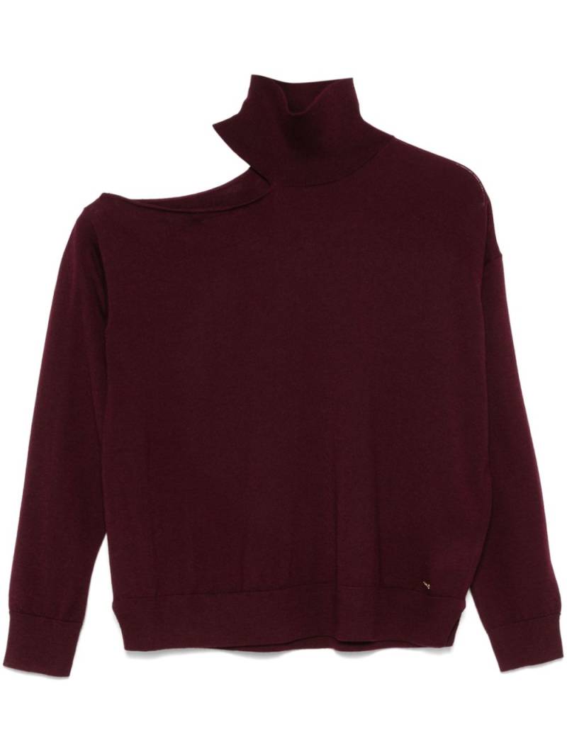 kaos cut-out sweater - Red von kaos