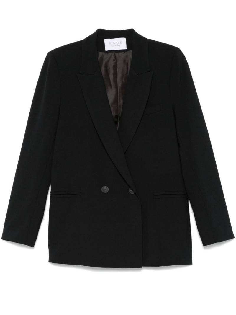 kaos double-breasted blazer - Black von kaos