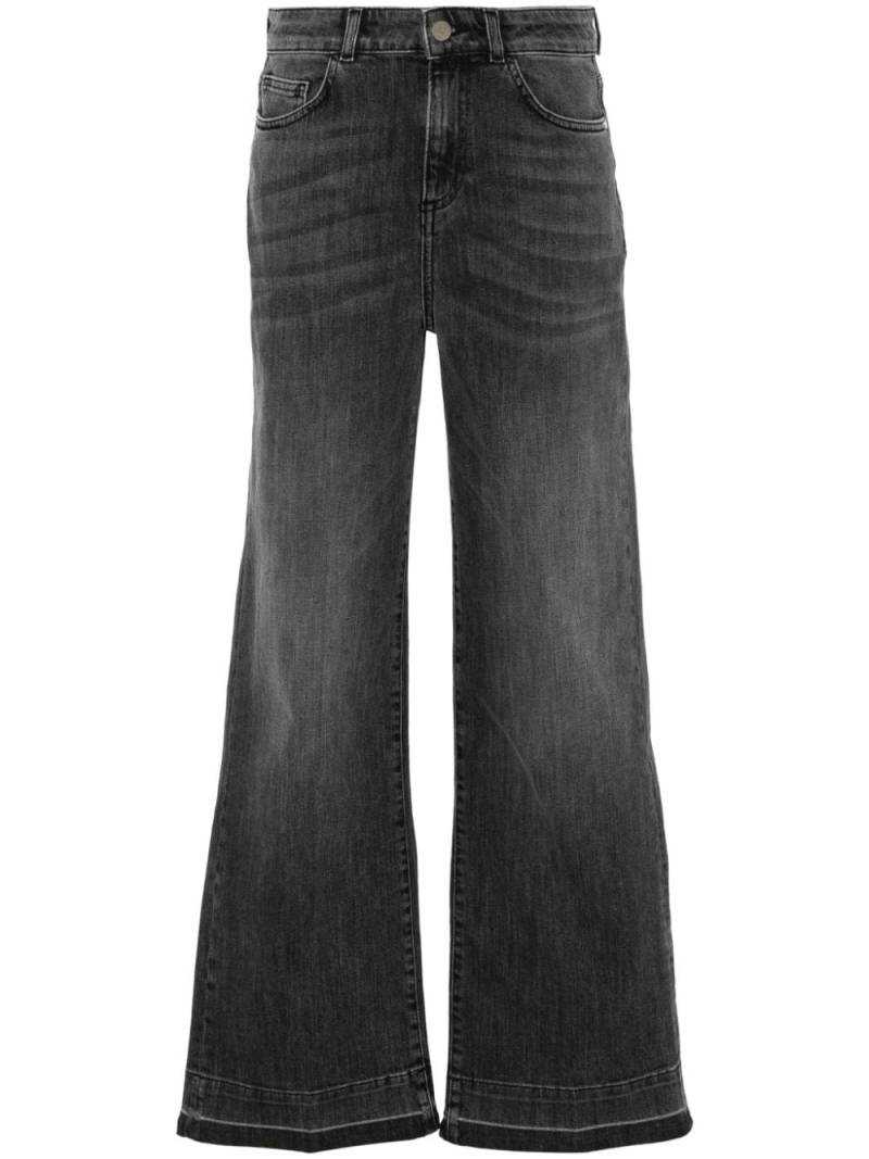 kaos flared jeans - Black von kaos