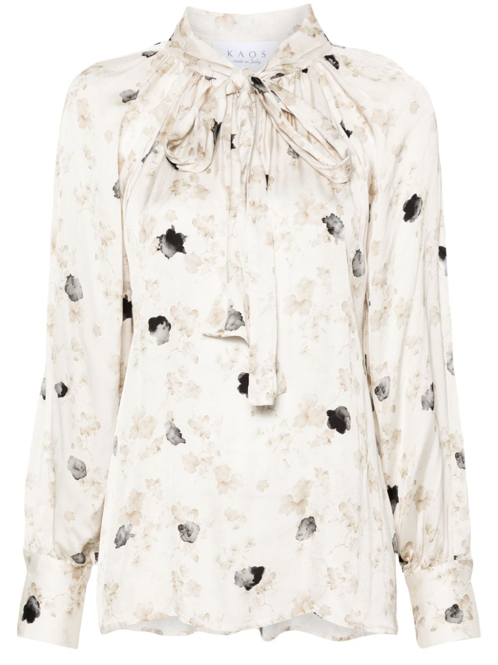 kaos floral-print blouse - Neutrals von kaos