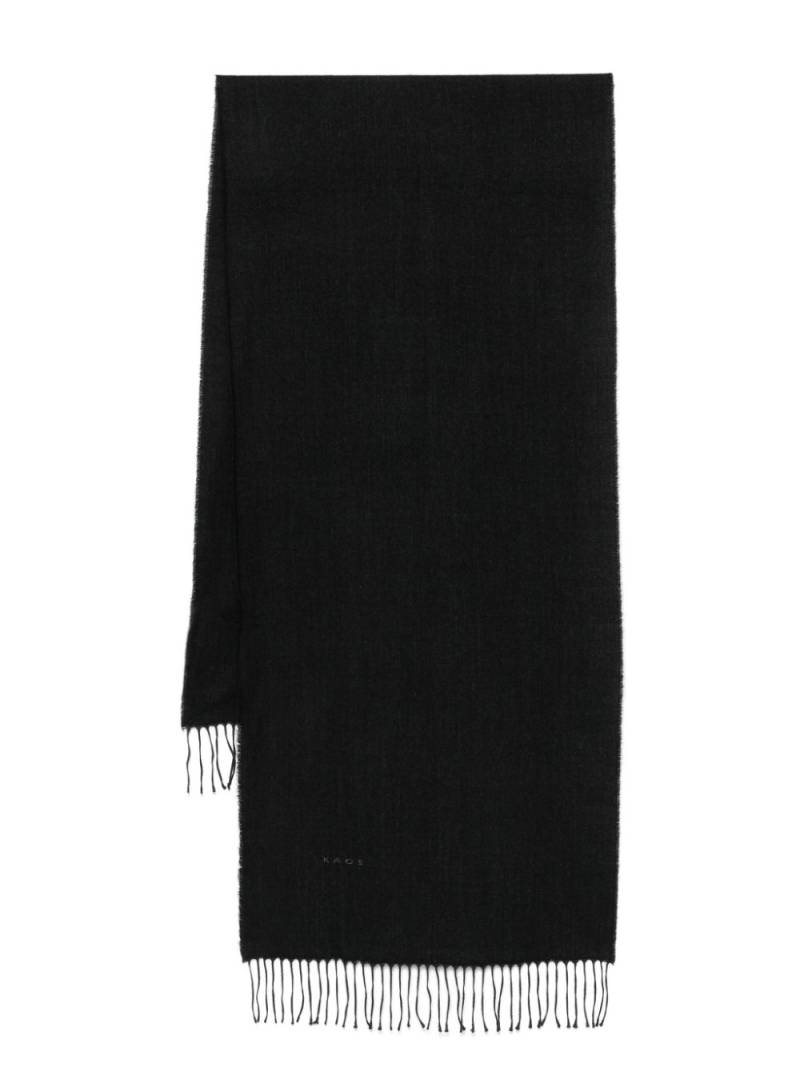 kaos fringed scarf - Black von kaos