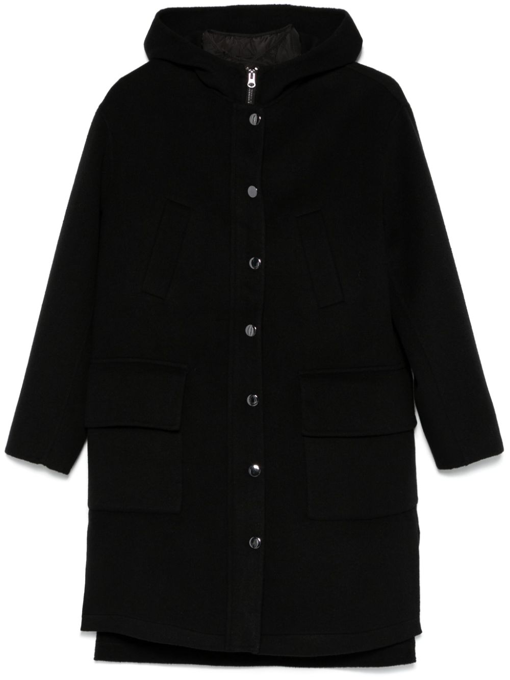 kaos layered coat - Black von kaos