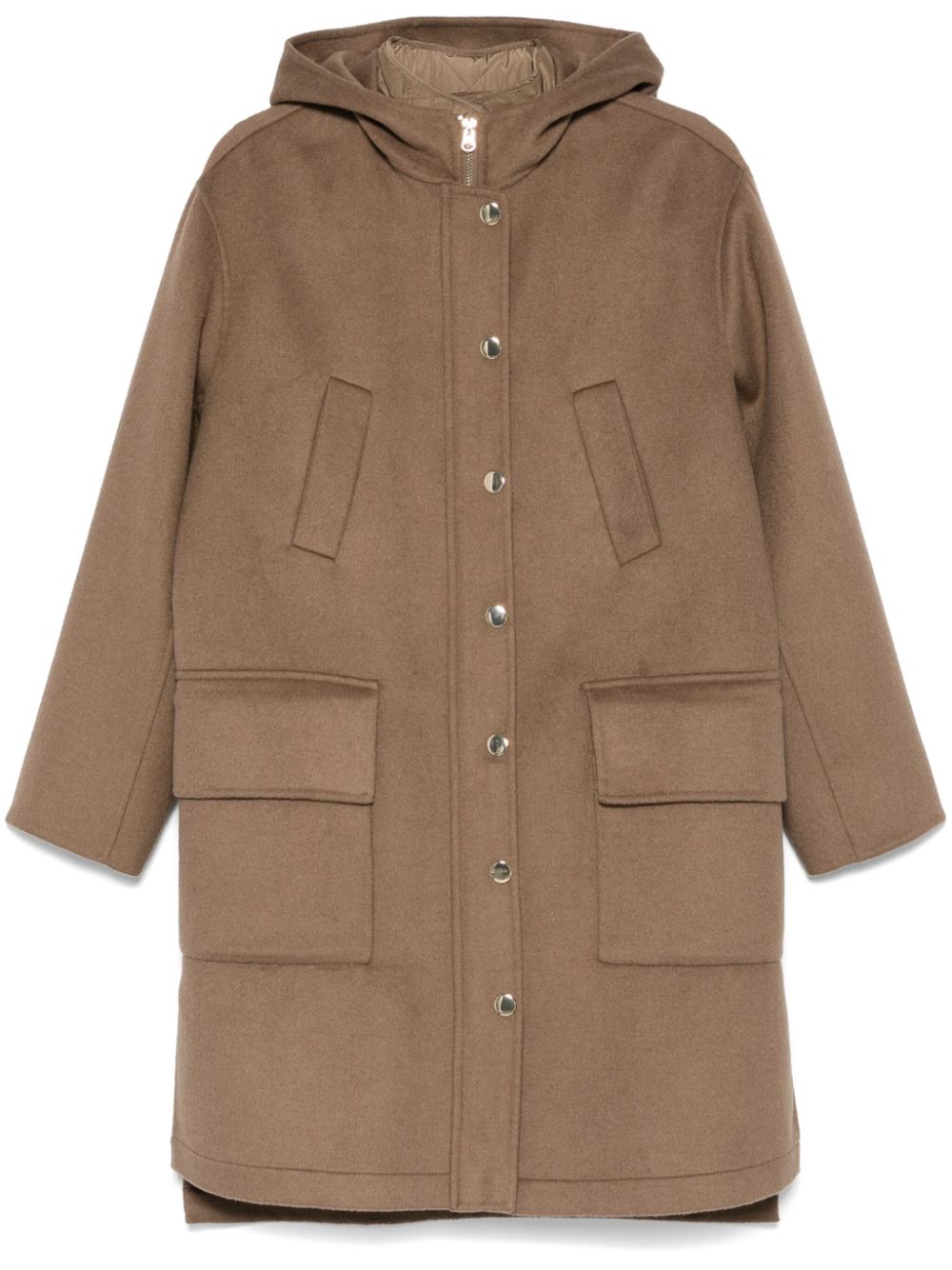 kaos layered coat - Brown von kaos