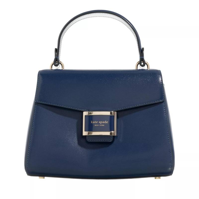 Kate Spade New York Handtasche - Katy Shiny Textured Leather Small - Gr. unisize - in Blau - für Damen von kate spade new york