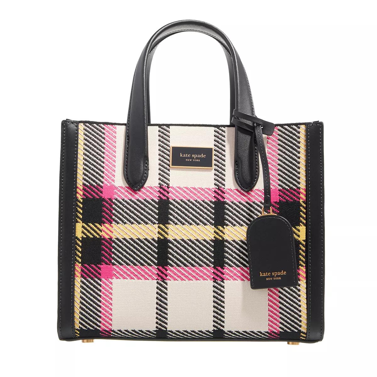 Kate Spade New York Henkeltasche - Manhattan Museum Plaid Knit Jacquard - Gr. unisize - in Bunt - für Damen von kate spade new york