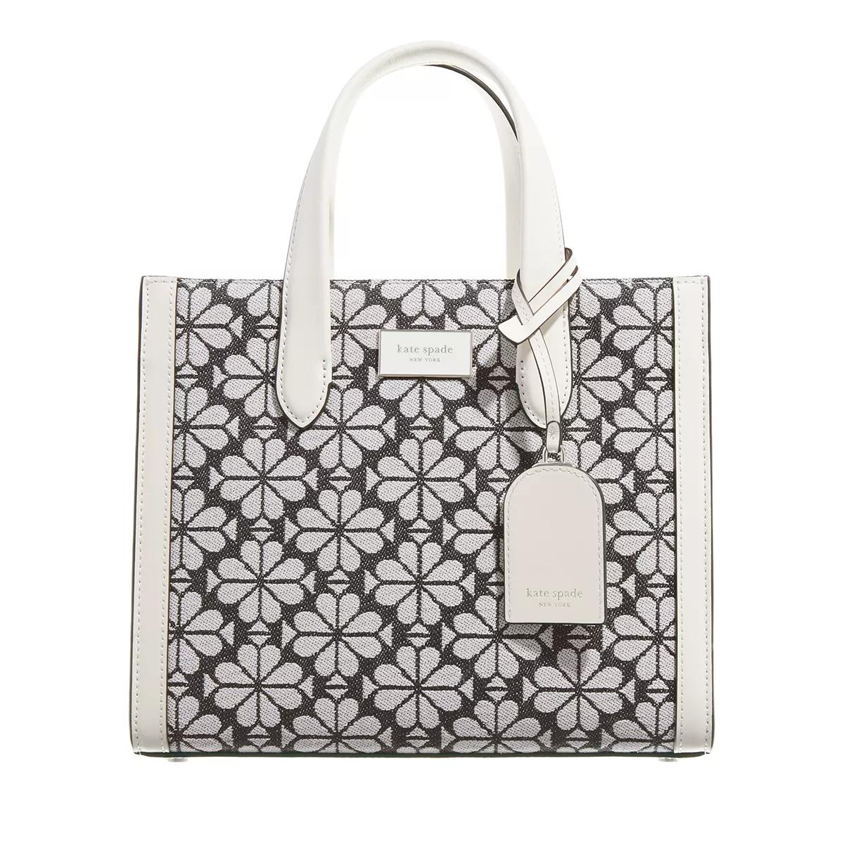 Kate Spade New York Henkeltasche - Spade Flower Jacquard Manhattan Small Tote - Gr. unisize - in Grau - für Damen von kate spade new york