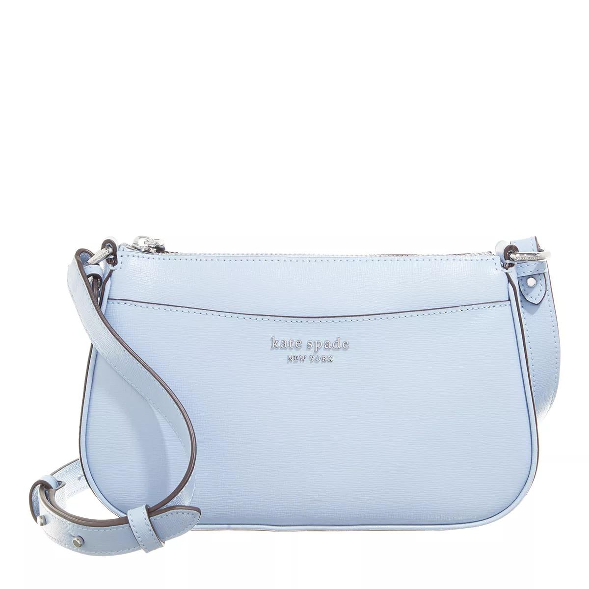 Kate Spade New York Schultertasche - Bleecker Saffiano Leather Small - Gr. unisize - in Blau - für Damen von kate spade new york