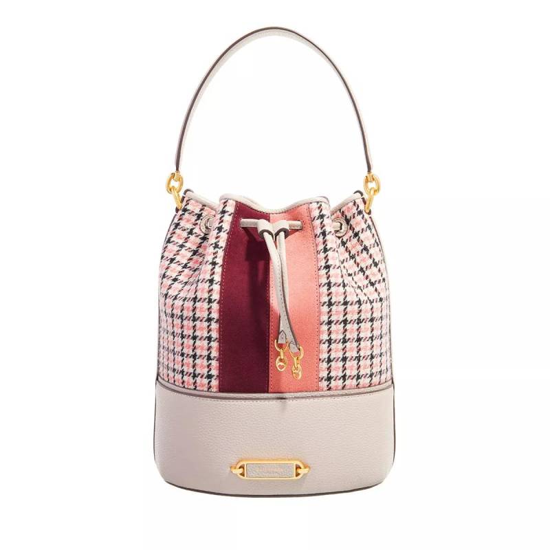 Kate Spade New York Schultertasche - Gramercy Racing Stripe Plaid Twill Fabric - Gr. unisize - in Rosa - für Damen von kate spade new york