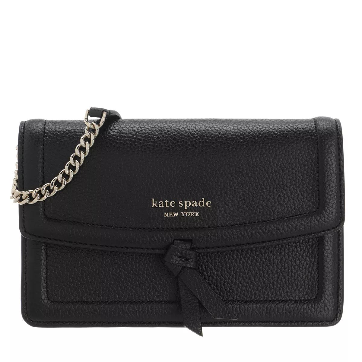 Kate Spade New York Schultertasche - Knott Pebbled Leather - Gr. unisize - in Schwarz - für Damen von kate spade new york