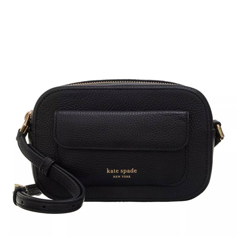 Kate Spade New York Schultertasche - Ava Pebbled Leather Crossbody - Gr. unisize - in Schwarz - für Damen von kate spade new york