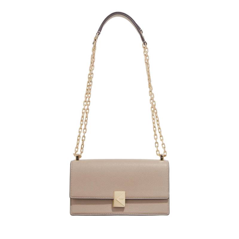 Kate Spade New York Umhängetasche - Deco Mini Flap Chain Crossbody - Gr. unisize - in Taupe - für Damen von kate spade new york