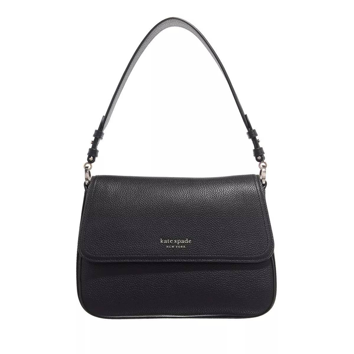 Kate Spade New York Umhängetasche - Hudson Pebbled Leather Convertible Shoulder Bag - Gr. unisize - in Schwarz - für Damen von kate spade new york