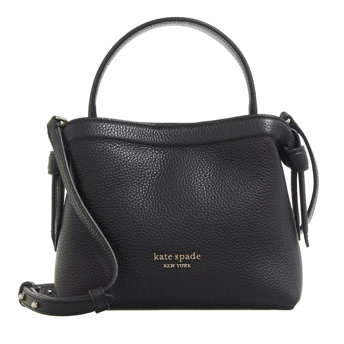 Kate Spade New York Umhängetasche - Knott Pebbled Leather - Gr. unisize - in Schwarz - für Damen