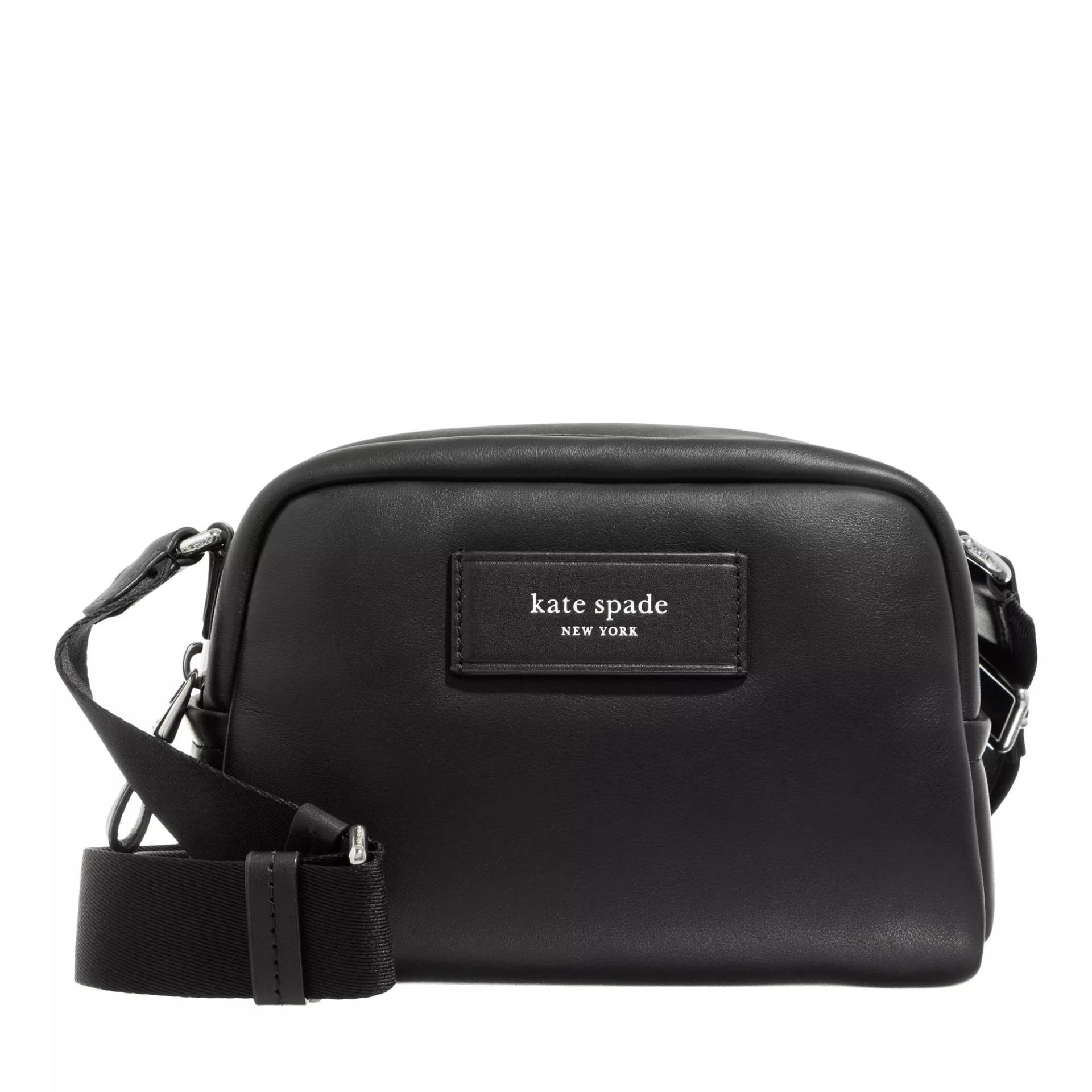 Kate Spade New York Schultertasche - Puffed Smooth Leather Small Crossbody - Gr. unisize - in Schwarz - für Damen von kate spade new york