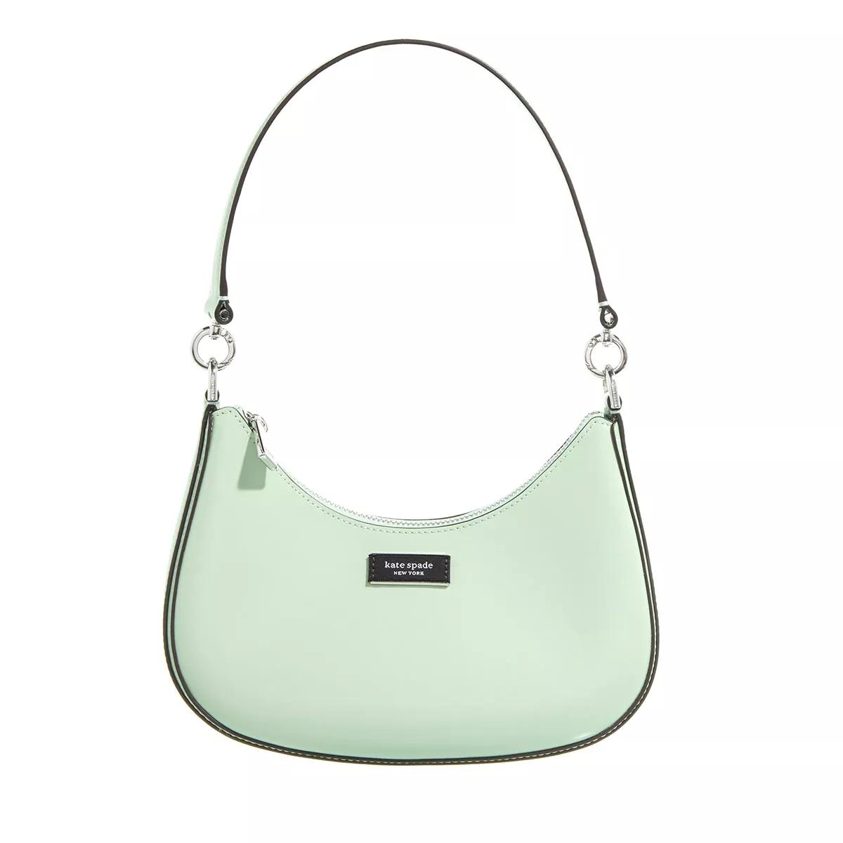 Kate Spade New York Umhängetasche - The Original Bag Spazzolato Small Convertible - Gr. unisize - in Grün - für Damen von kate spade new york