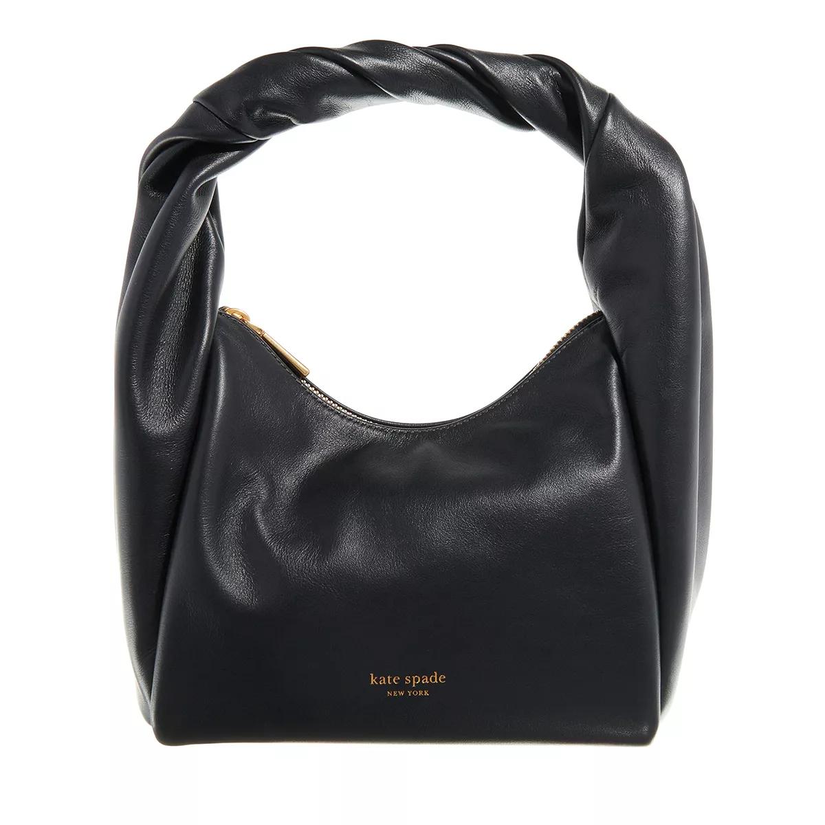 Kate Spade New York Schultertasche - Twirl Smooth Leather Top Handle - Gr. unisize - in Schwarz - für Damen von kate spade new york