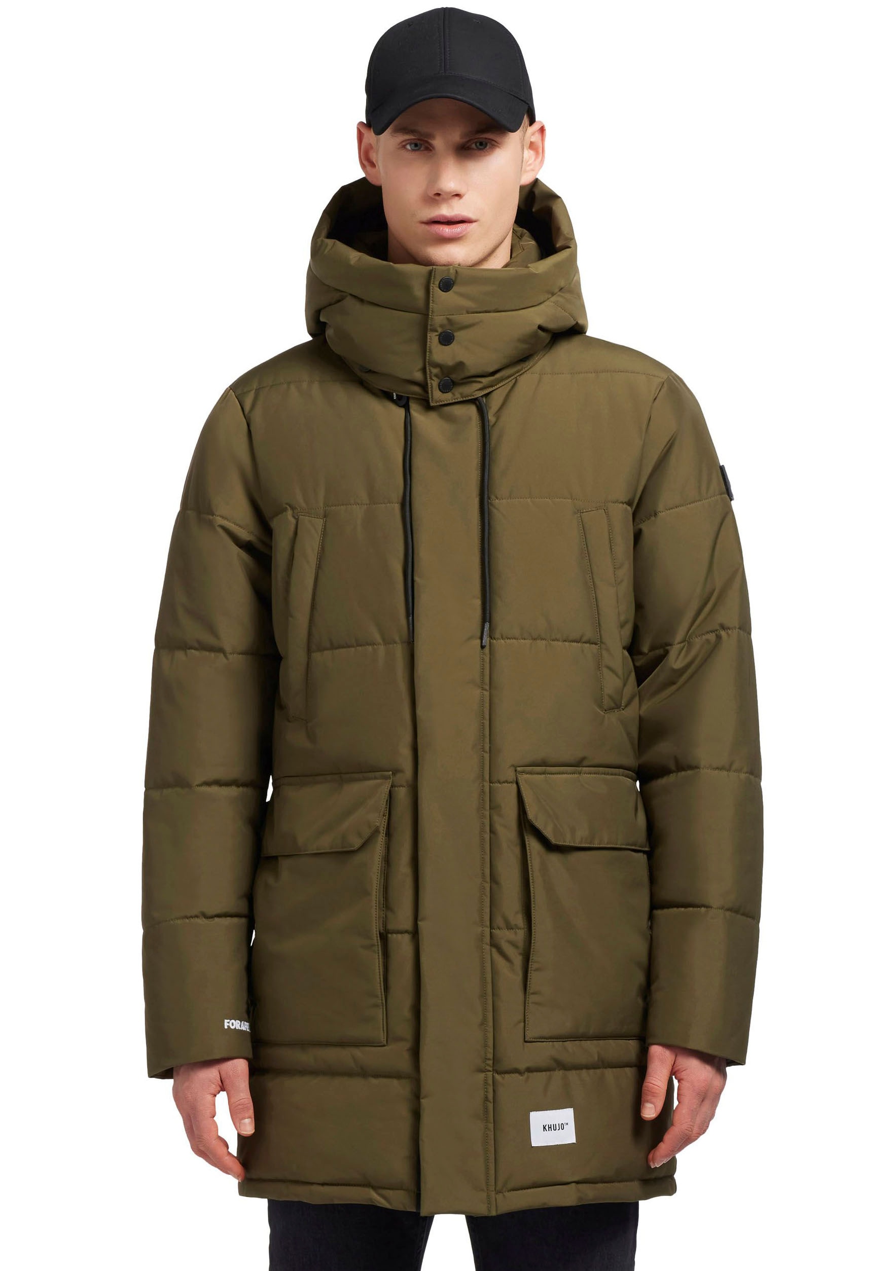 khujo Langjacke »VIVAS2«, mit Kapuze, abnehmbare Kapuze mit Kordelzug khujo Langjacke »VIVAS2«, mit Kapuze, abnehmbare Kapuze mit Kordelzug von khujo