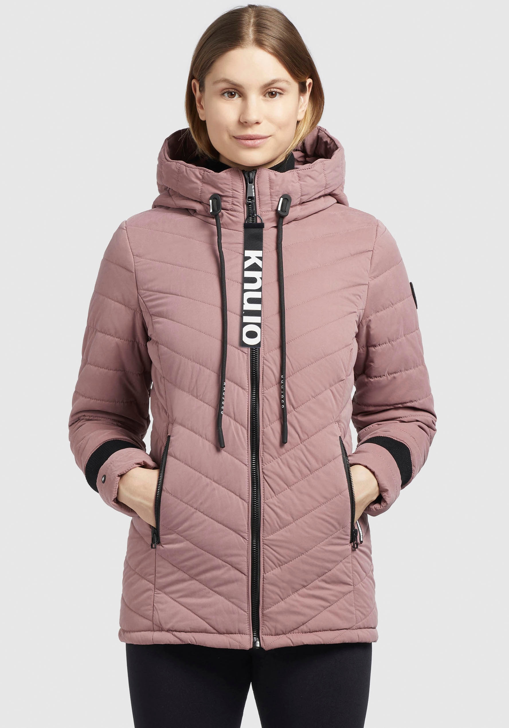 khujo Steppjacke »PATT2 PEACHED«, mit Kapuze, mit kontrastfarbigen Details khujo Steppjacke »PATT2 PEACHED«, mit Kapuze, mit kontrastfarbigen Details von khujo