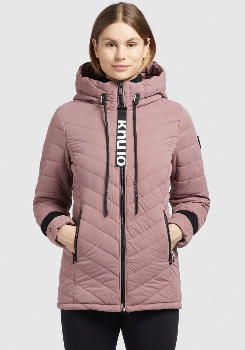 khujo Steppjacke »PATT2 PEACHED«, mit Kapuze, mit kontrastfarbigen Details von khujo