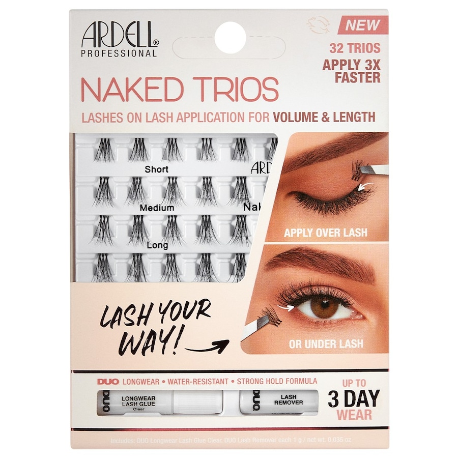 Ardell Naked Lashes Ardell Naked Lashes Trios Kit kuenstliche_wimpern 1.0 pieces von Ardell