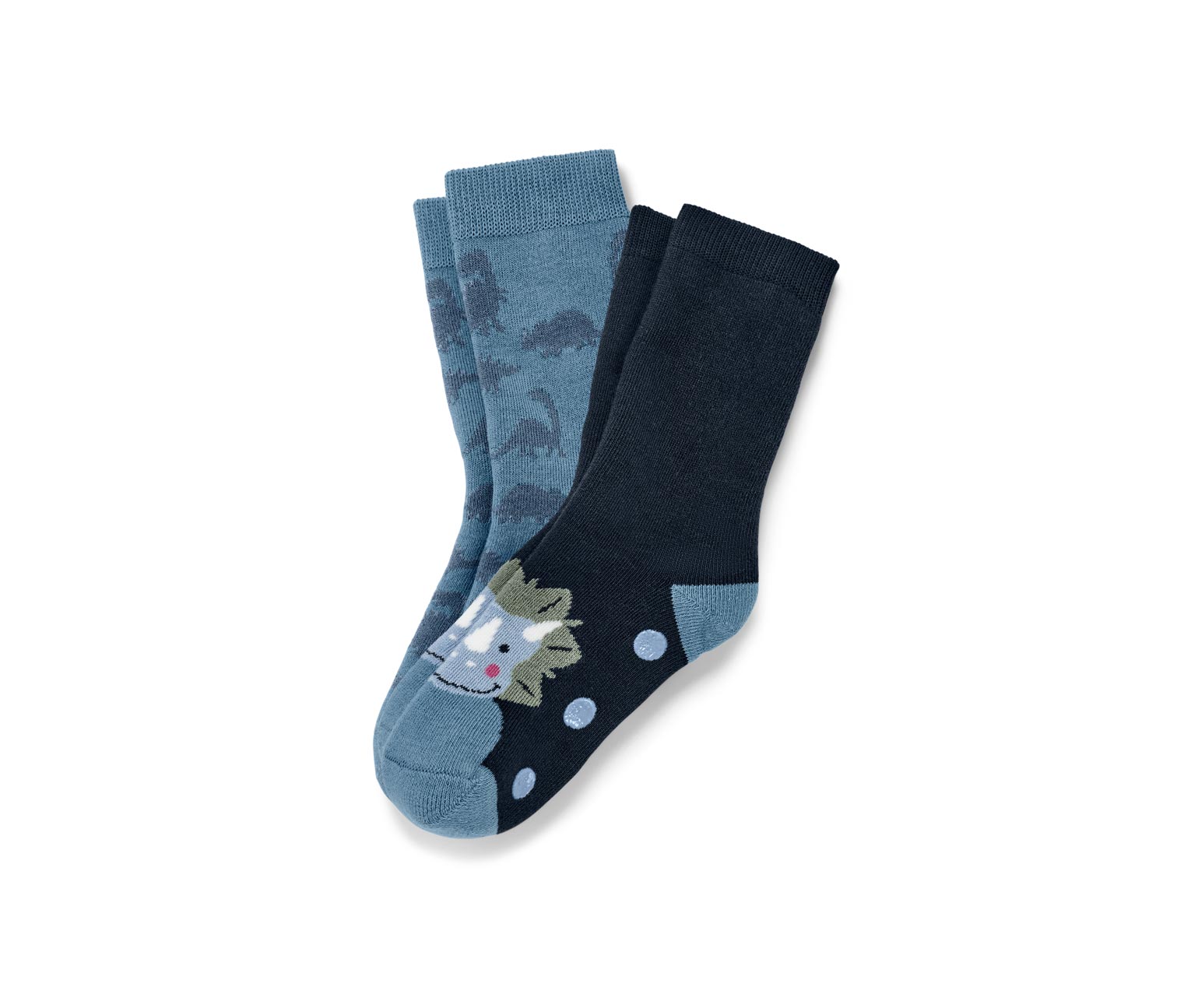 2 Paar Kinder-Antirutsch-Socken