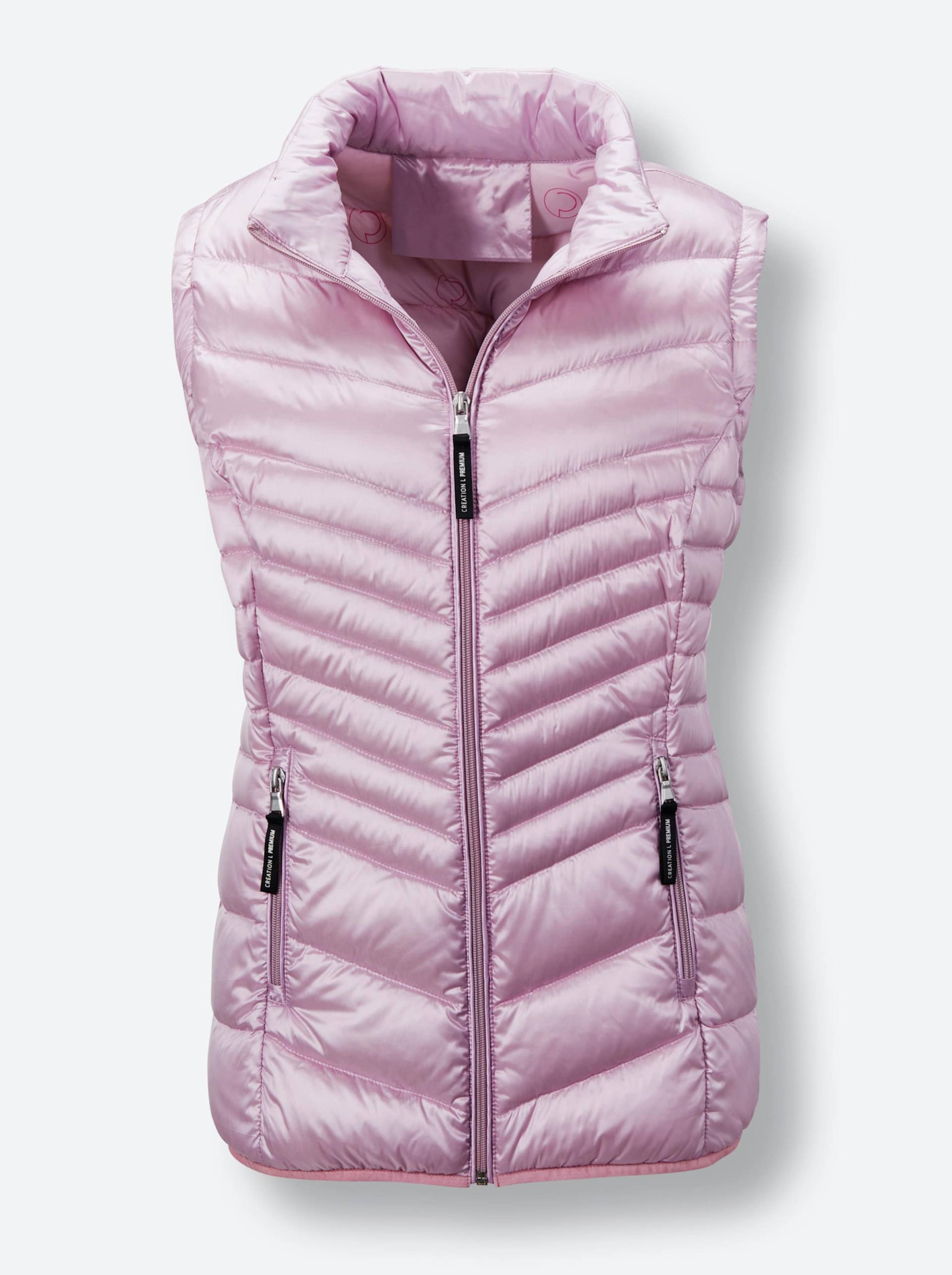 2-in-1-Daunenjacke in rosé von CREATION L PREMIUM