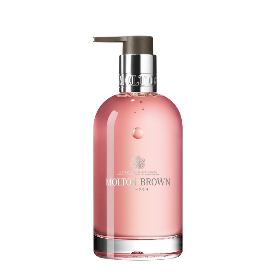 Molton Brown  Molton Brown Delicious Rhubarb & Rose feine flüssige Handseife Glass Bottle handreinigung 200.0 ml von MOLTON BROWN