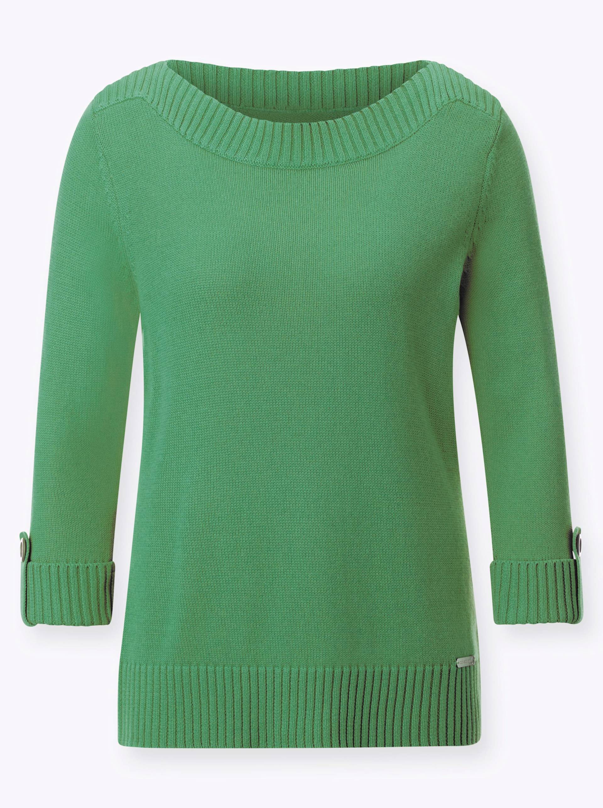 3/4 Arm-Pullover in apfel von heine