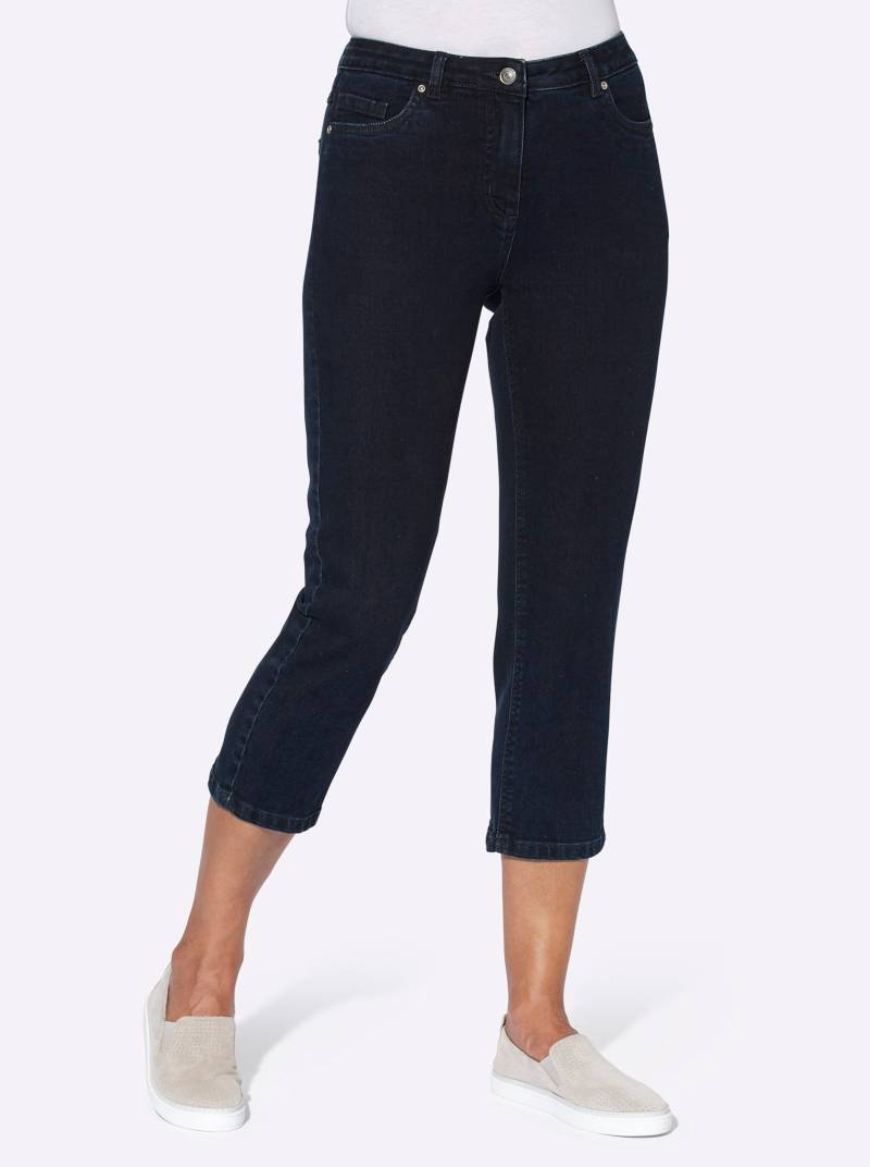 3/4-Jeans in dark blue-denim von heine