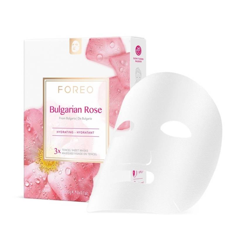 FOREO Skincare FOREO Skincare Bulgarian Rose Sheet Mask Farm To Face Collection Tuchmasken feuchtigkeitsmaske 3.0 pieces von Foreo