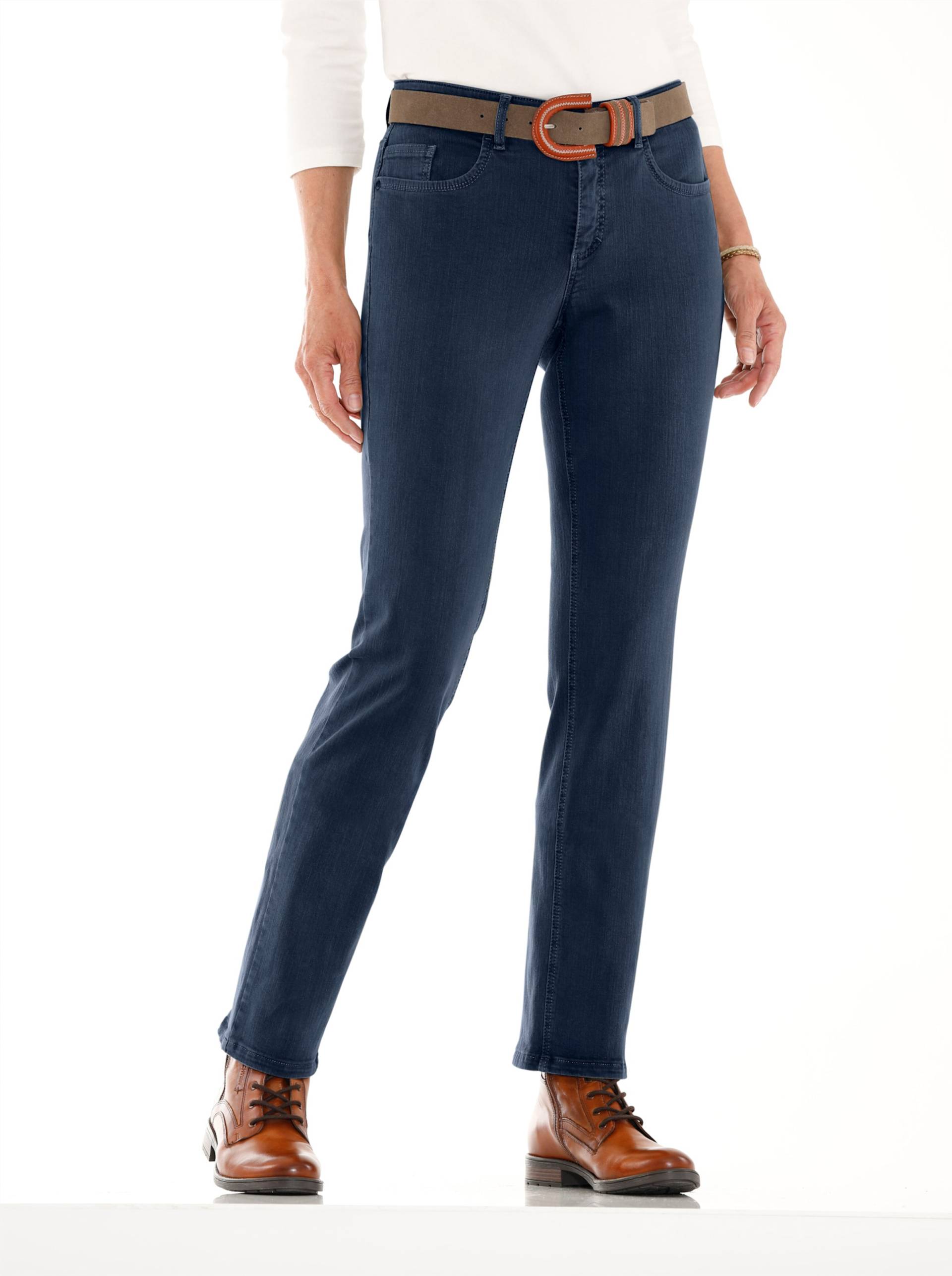 5-Pocket-Jeans in blue-stone-washed von Ascari