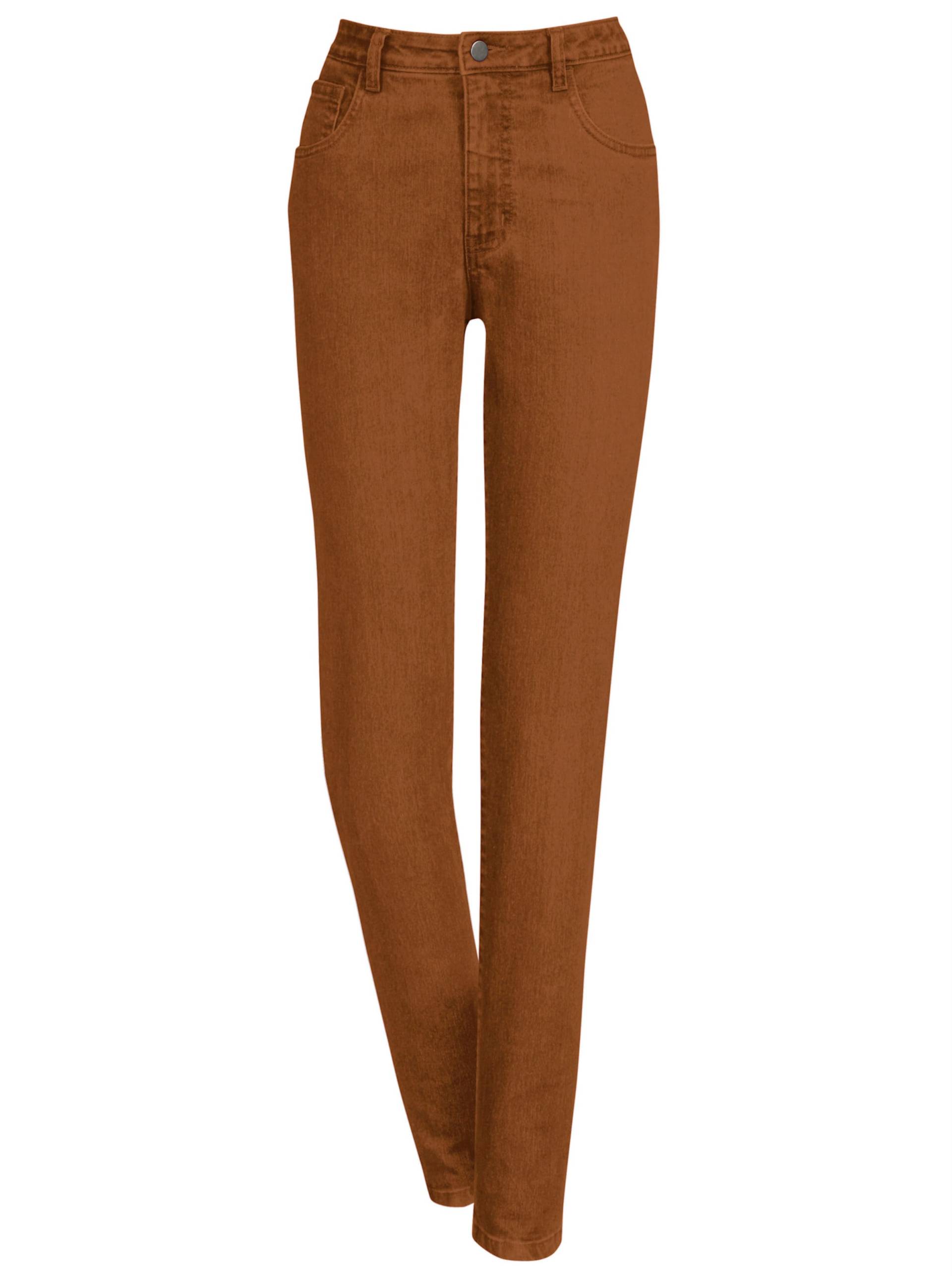 5-Pocket-Jeans in cognac von heine