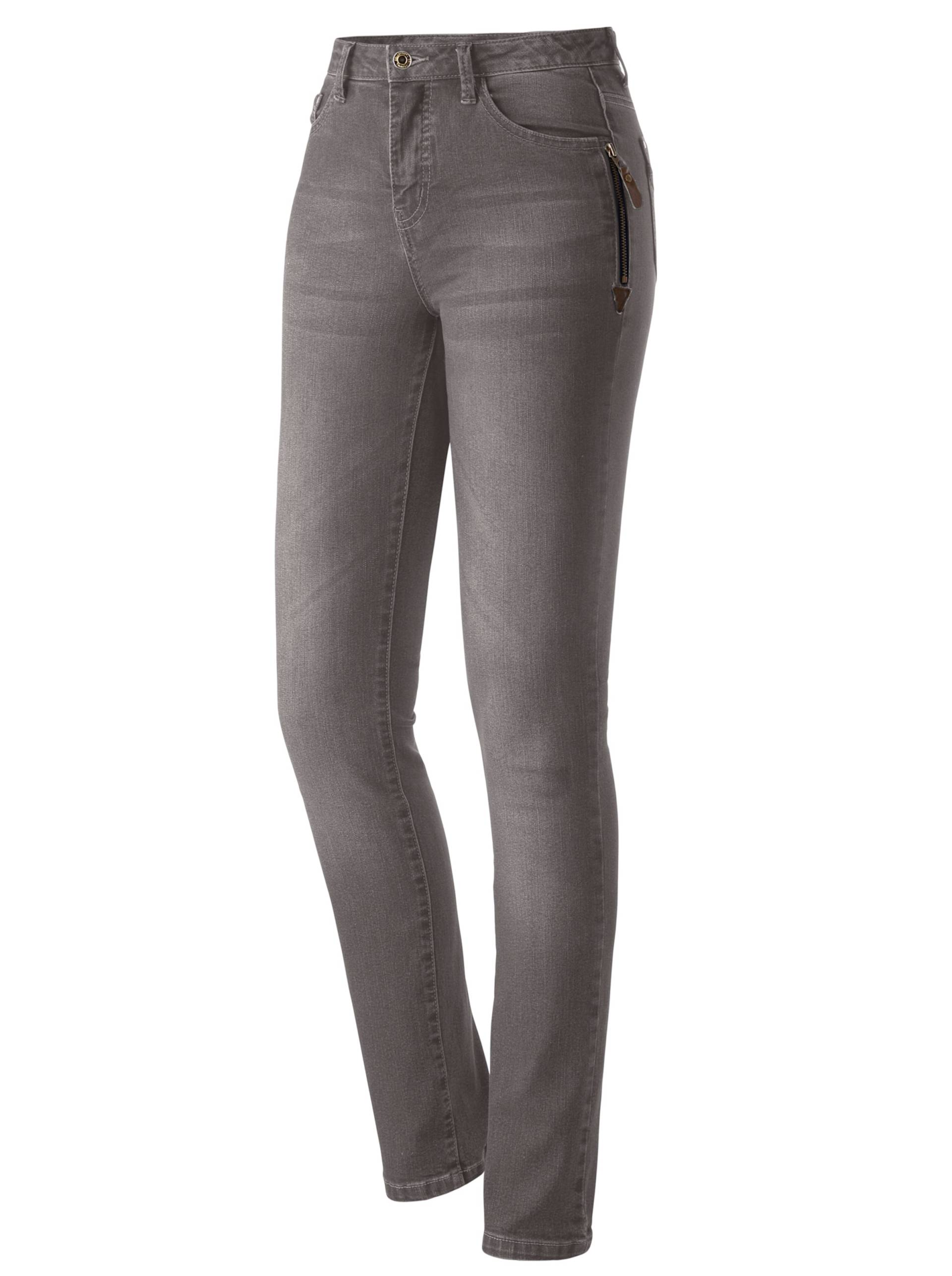 5-Pocket-Jeans in taupe-denim von heine