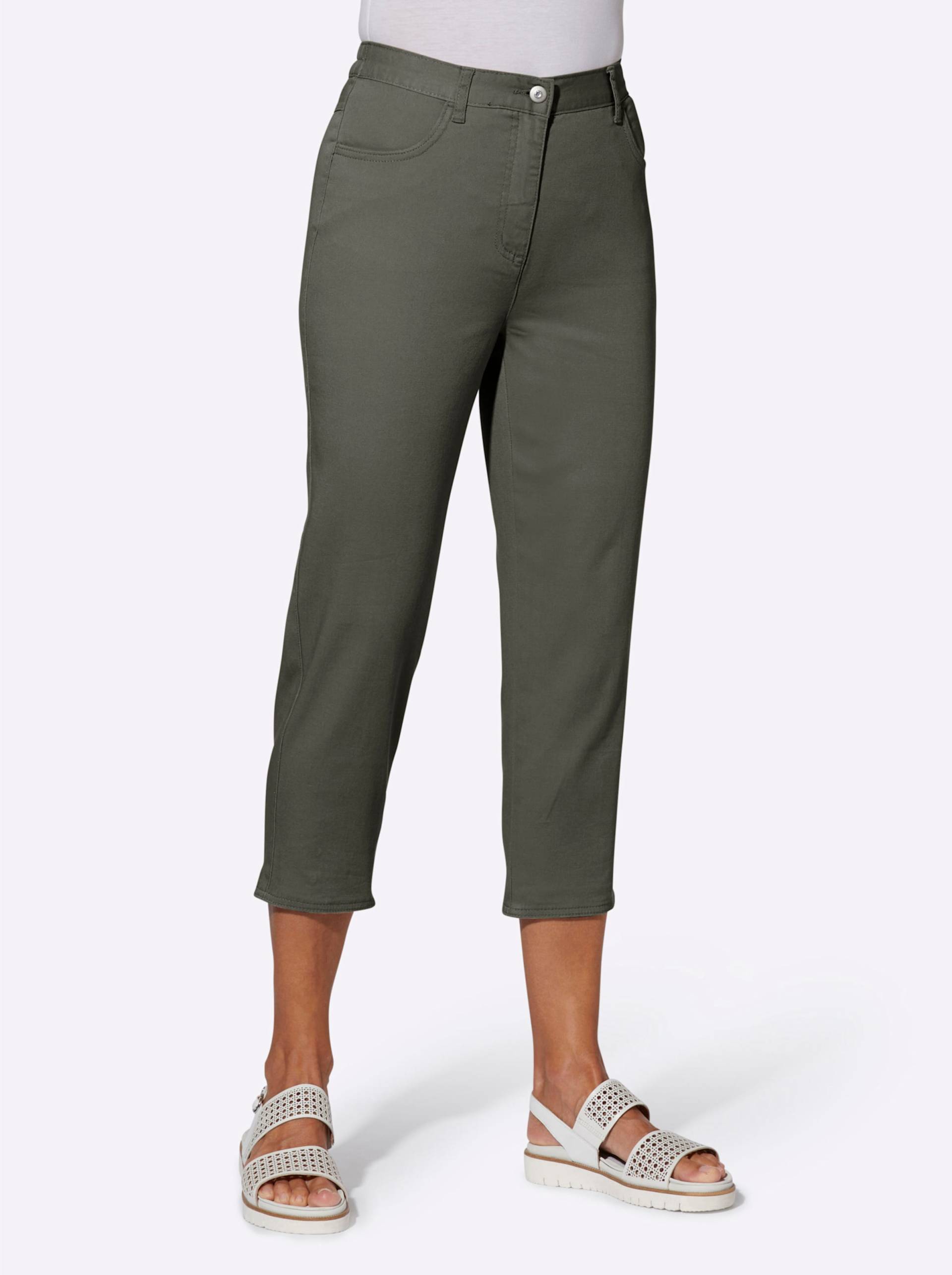 7/8-Jeans in khaki von heine