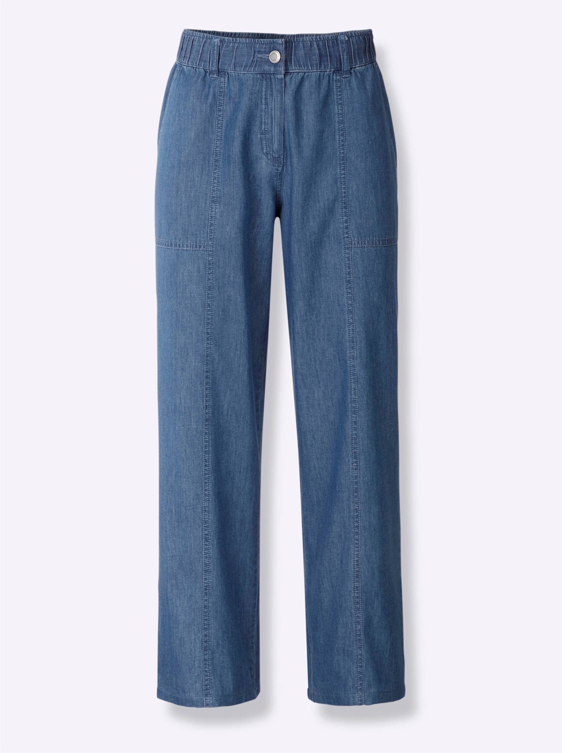 7/8-Jeans in blue-stone-washed von heine