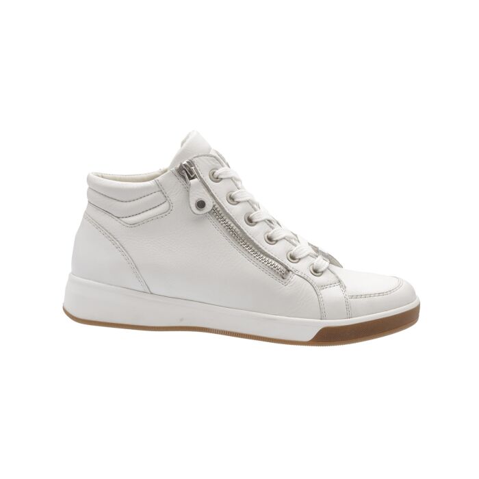 ARA HighSoft Mid Cut Sneaker für Damen, weiss, 38.5 von ara